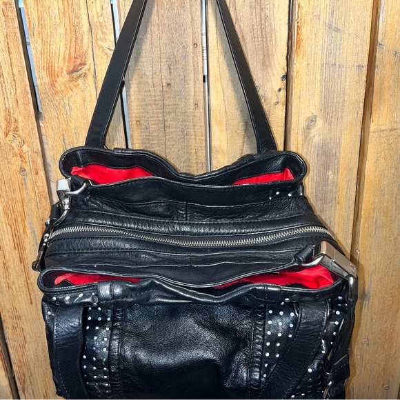 Juicy Couture Black Leather Satchel - Picture 9 of 9